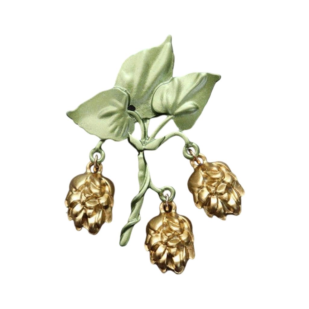 Colorful Brooch Multifuntional Accessory Beautiful Plant Pin Plant Brooch Perfect for Fashion Enthusiasts Present