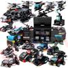 City Police Station SWAT Team Military Set Building Blocks Car Fighting Robot DIY Toy for Kids Birthday Boys Gifts