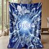 Chelsea FC Theme blanket Soft Flannel Blanket Plush Throw Blanket Cozy Sofa Bed Blanket for Home Decor