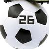 Christmas Ornament Soccer Design Easy To Hang Decorative Holiday Pendant with Festive Theme Pattern Home Decor