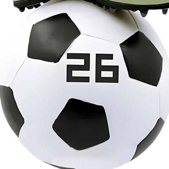 Christmas Ornament Soccer Design Easy To Hang Decorative Holiday Pendant with Festive Theme Pattern Home Decor