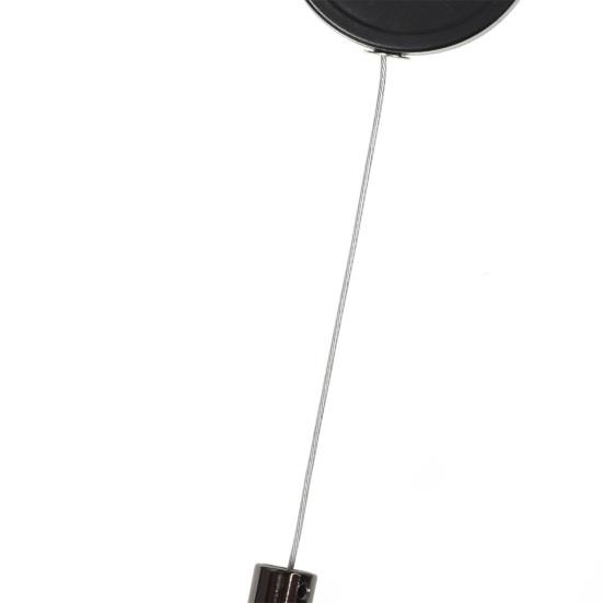 Sleutelhanger Intrekbare Telefoonhouder met Lanyard Makkelijk te Dragen Lichtgewicht Mobiele Telefoon Tether Tag Verstelbare Rotatie Veilig Slot Anti-Diefstal Kabel Telefoon