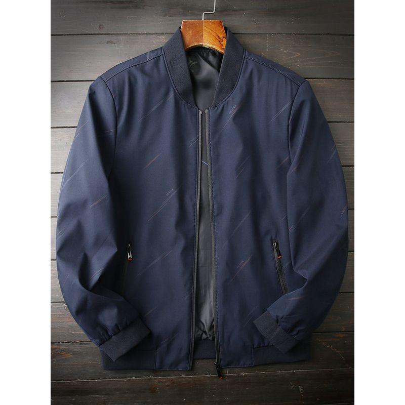 Simple and Easy to Wear, Export Men's Clothing Factory Surplus, Spring and Autumn Light Business Baseball Collar Jacket, Casual Outerwear for Men