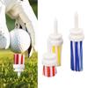 3PCS  Colored Tee Plastic Nylon Bristle Low Friction Golfing Tees Training Accessories for Men W