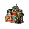 1348pcs House Building Blocks Starry Cottage City Street View Building Bricks With Light Gifts For Boys Girls