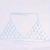 European And American Jewelry, Personalized Hollow Mesh Claw Chain Full Of Diamond Clothing Women, Sexy Geometric Bikini Body Chain