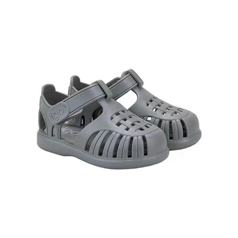 Solid Color Fashion Boys And Girls Roman Sandals Summer New Style Classic Design Children's Shoes Kids Casual Beach Sandal