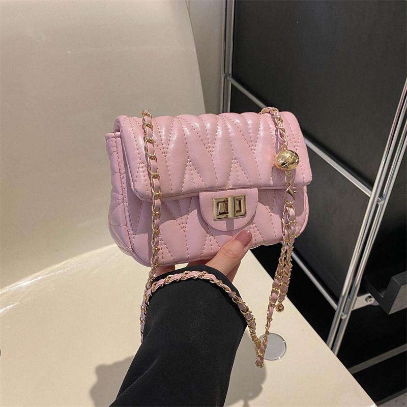 

Stylish Urban Chic Mini Crossbody Bag For Women With Elegant Stitching Details розовый