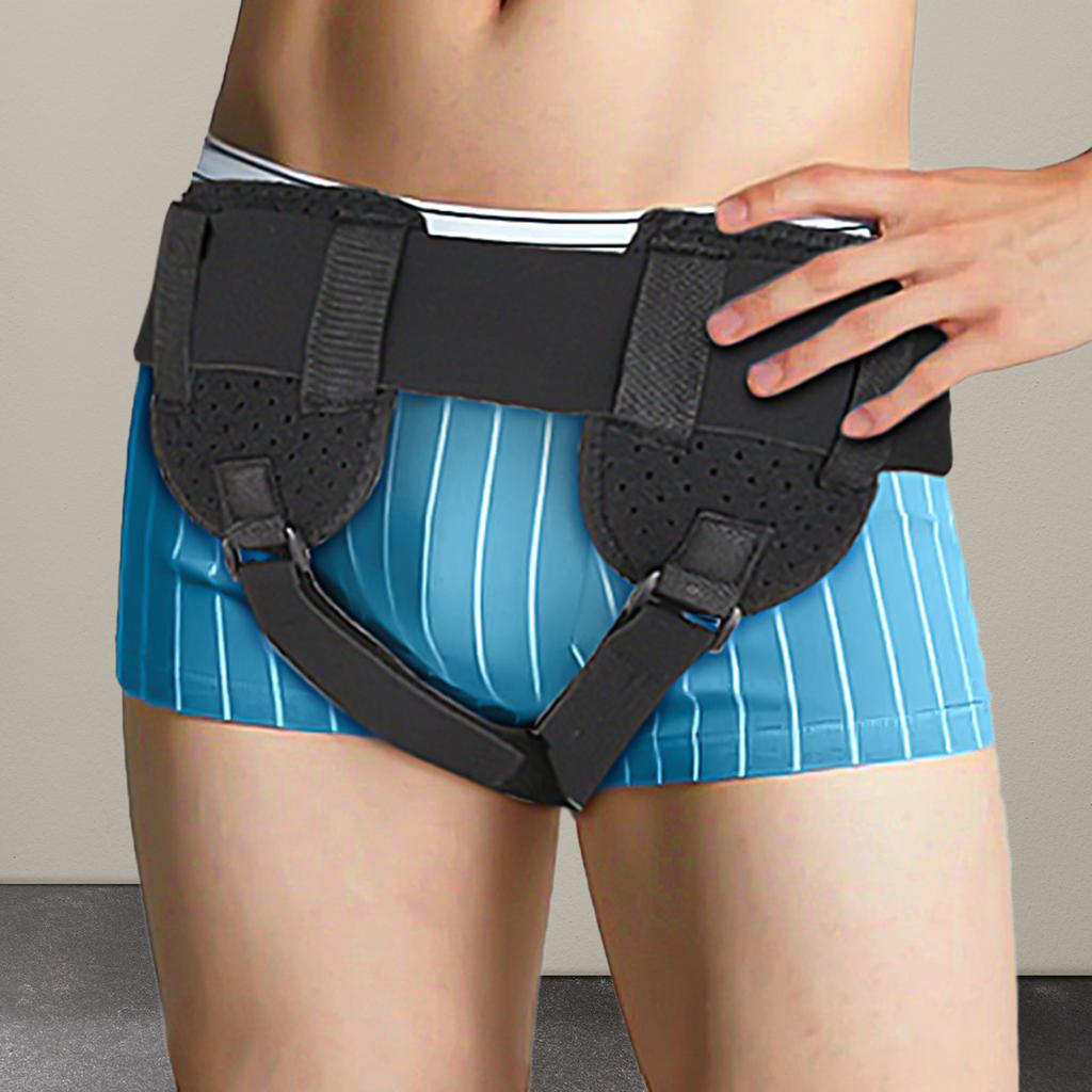 Adjustable Groin Hernia Support Belt Non-Pinch Hernia Groin Belt Flexible Hernia Groin Belt for Daily Use