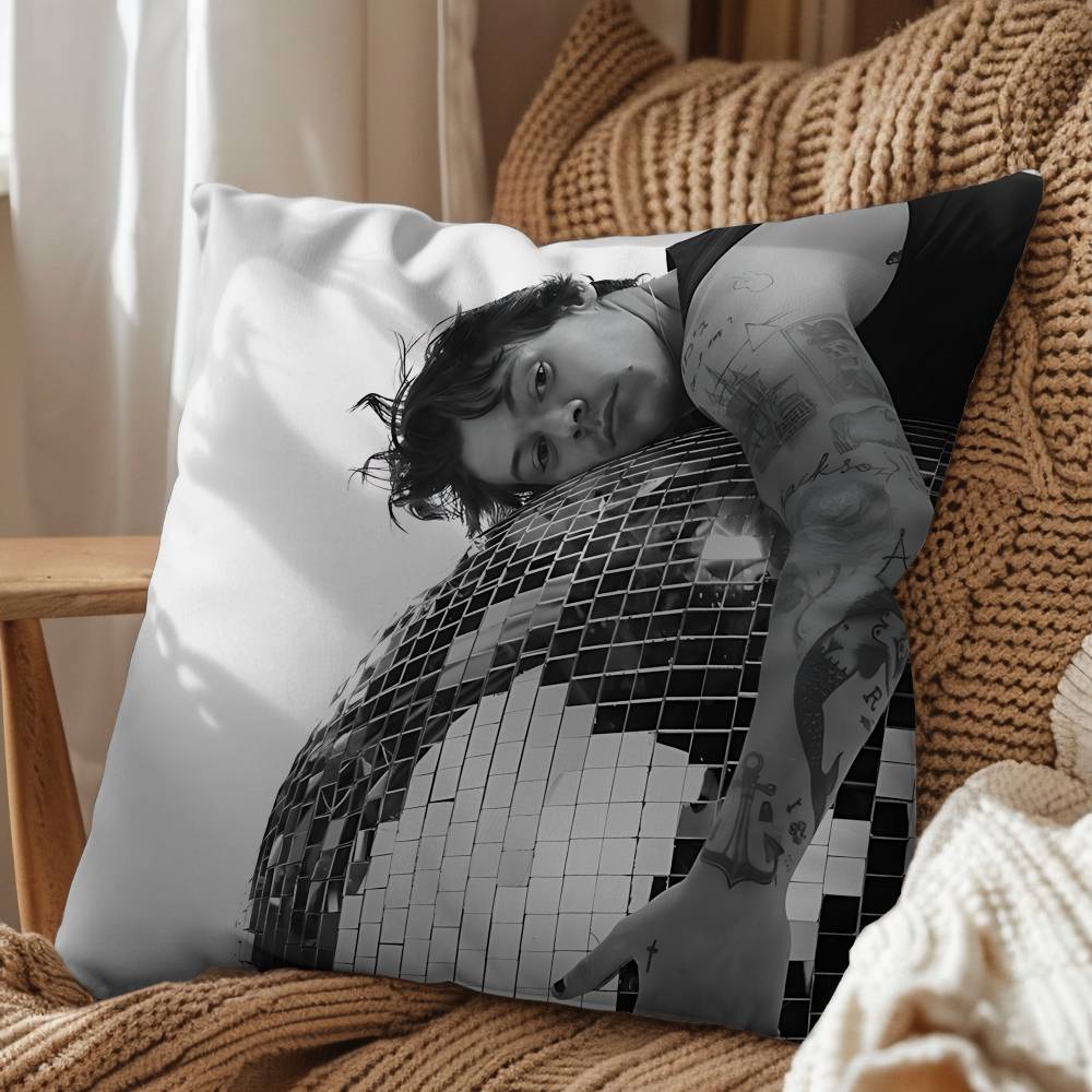 Federa Cuscino Harry Styles American Girls Federa Cuscino Copricuscino per Divano Soggiorno Adatto per Decorazione Casa Camera da Letto