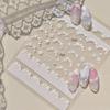Tomoni Crystal Diamond Nail Stickers - Japanese Collaboration with Floral French Designs