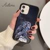 Zvierací Sova čierny Silikónový Kryt na Telefón pre iPhone 11 12 13 14 Pro Max mini XR XS SE 2020 6S 7 8 Plus Samsung Galaxy S21 S22 Kryt