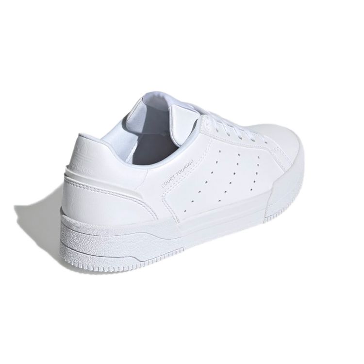 Adidas Court Tourino J Triple White Kids Sneakers Cloud-White H00764