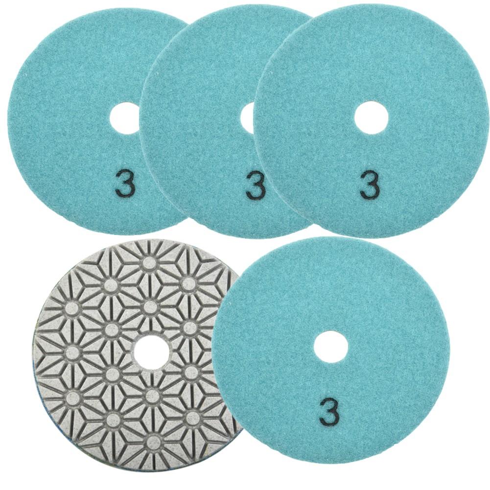 1pc Polishing Pad 4 Inch Car Cement Floor For Granite
