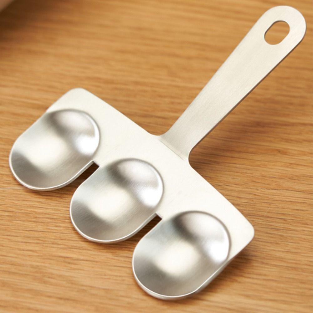 Stainless Steel Meat Making Ball Mold Durable 1/2/3/4 Tube Manual Meatball Maker Easy-Release Non-Stick Meatball Maker Tool