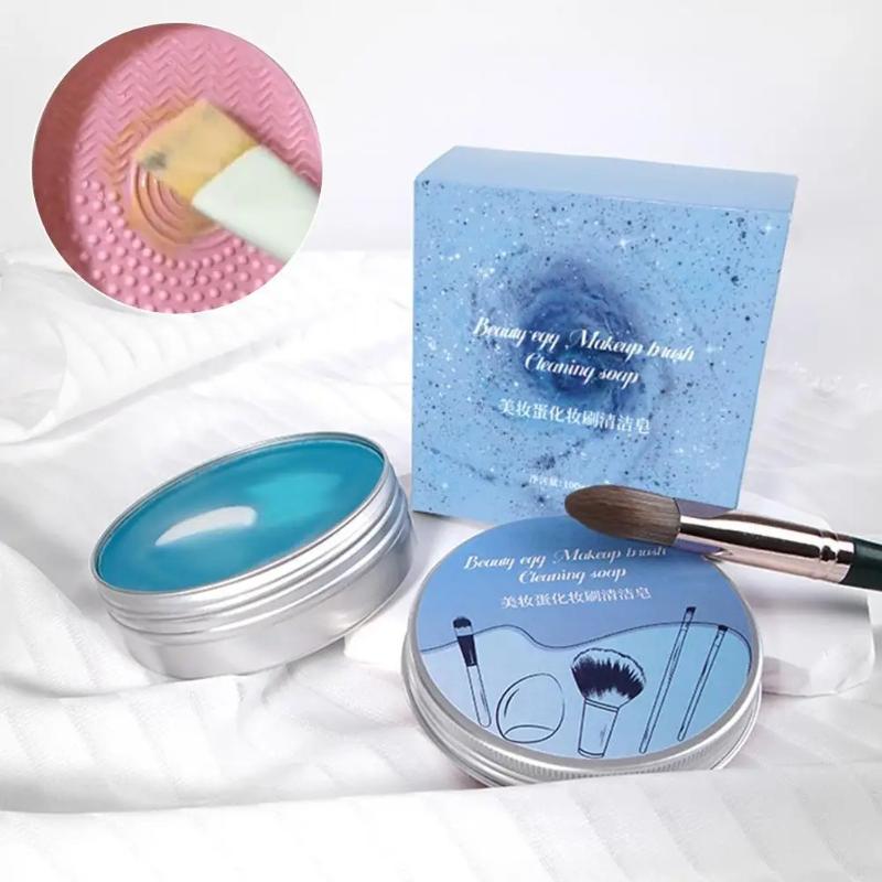 Natural Makeup Brush Cleaner Soap Multi Functional Washing Outdoor Portable Cosmetics Travel Beauty Cleaner Tools Reusable