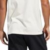 adidas Logo Letter Print Ribbed Crew Neck Breathable Comfortable Short Sleeve T-Shirt Men T-Shirts White HE2315