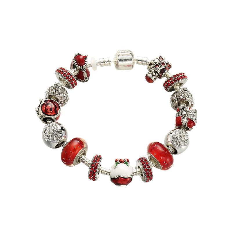 

Santa Claus Bell Alloy Bead for Handmade DIY Pandora Bracelet 19 cm