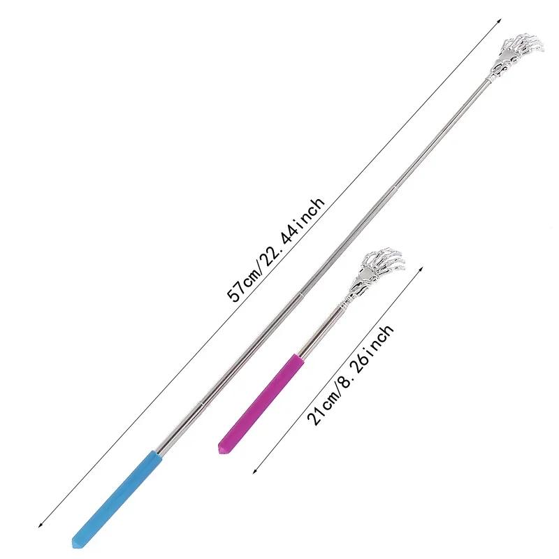 Ghost Hand Stainless Steel Telescopic Scratching Massager Stainless Steel Extendable Scratching Scratching Scratcher Handicrafts