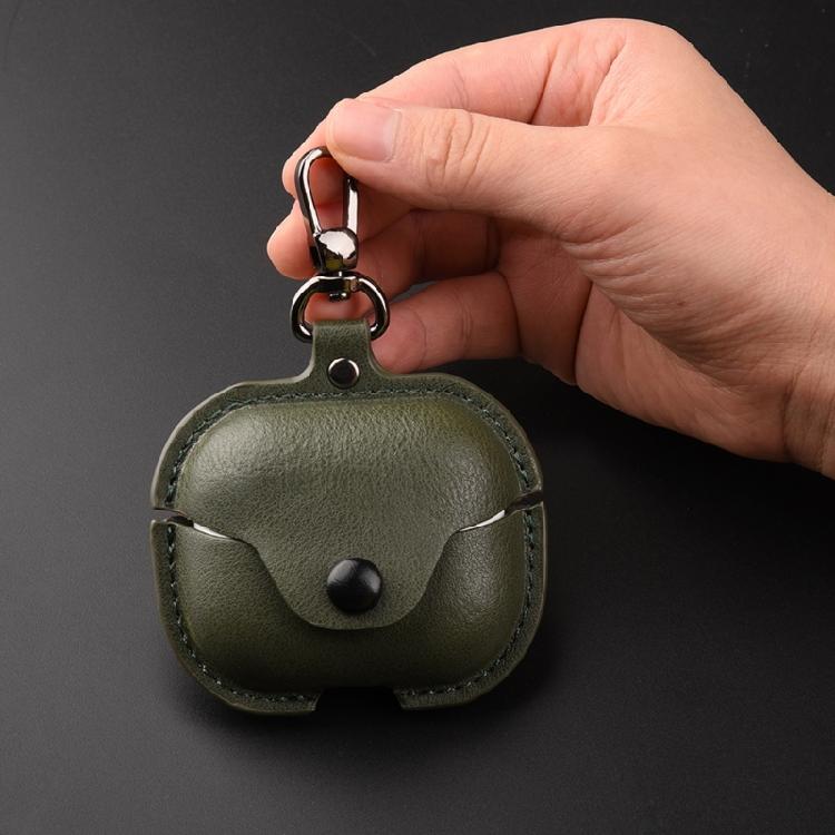 Stilvolle Leder-Kopfhörerhülle Schutzhülle für Ohrhörer Tragbarer Ohrhörerschutz Einfache Installationen für Earbud Buds 3/3