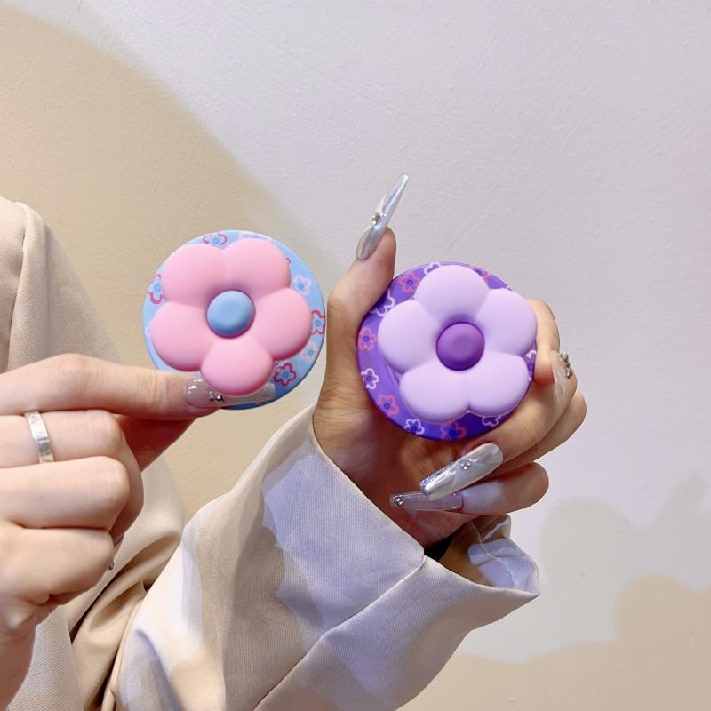 Colorful Flower Magnetic Phone Stand, fresh dopamine color, durable material, creative gift for fashion lovers.
