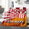 Name Custom ESTUDIANTES LP Print Flannel Blanket High Quality Warm Comfortable Cover for All Seasons Perfect for Gifts Home Decor