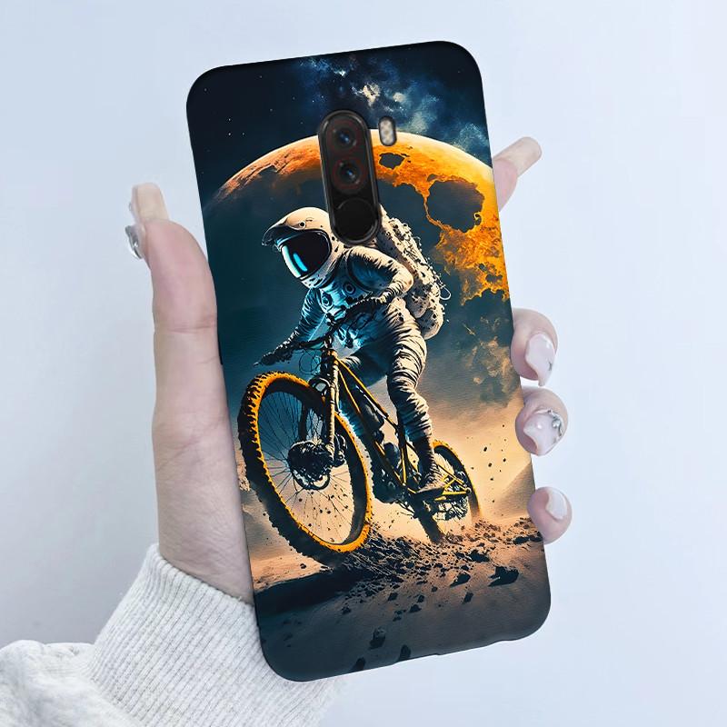 For Pocophone F1 Case Cute Cartoon Panda TPU Soft Silicone Phone Case For Xiaomi Pocophone F1 Back Cover PocoF1 Poco F 1 Fundas