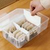 Plastic Tea Bag Storage Box Sealed Large Capacity Tea Bag Holder with Removable Dividers Dust-proof Coffee Capsule Storage Box