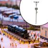 Miniature Utility Pole Model Decorative 1:64 Layout Display Prop for Roadside Parts