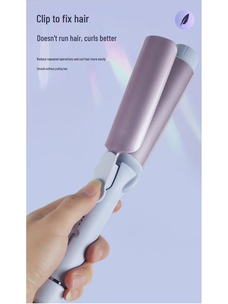 40MM Large Wave Curling Iron for Fluffy Water Ripple Hair