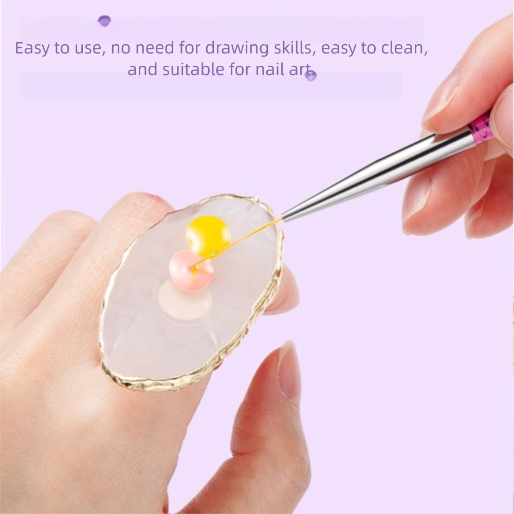 Fake Nail Resin Agate Nails Palette Color Drawing Pallet Manicure Tool Palette  Makeup Cosmetics