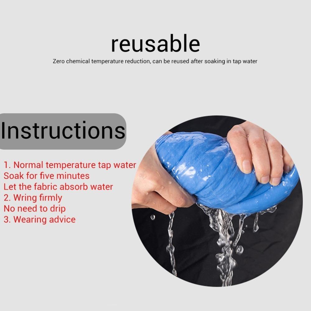 Durable Adjustable Ice Cooling Vest High Temperature Protection Blue PVA Cooling Vest Evaporative Ice Vest Summer Season
