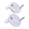 2 Pcs Toilet Seat Hinge Fixings Stainless Steel Toilet Seat Hinge Bolts Screws Kit Maintenance Accessories
