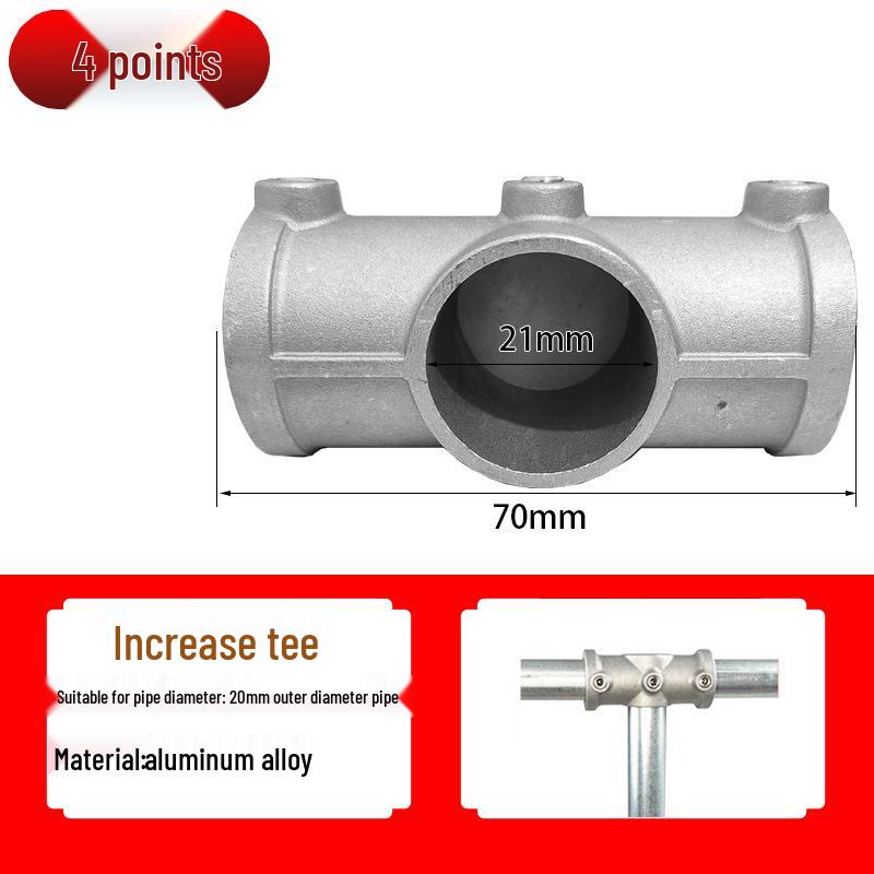 20/25/32mm Stahlrohrverbinder: Verzinkter 6-Punkt Rundbogen-Verbindungsbefestiger