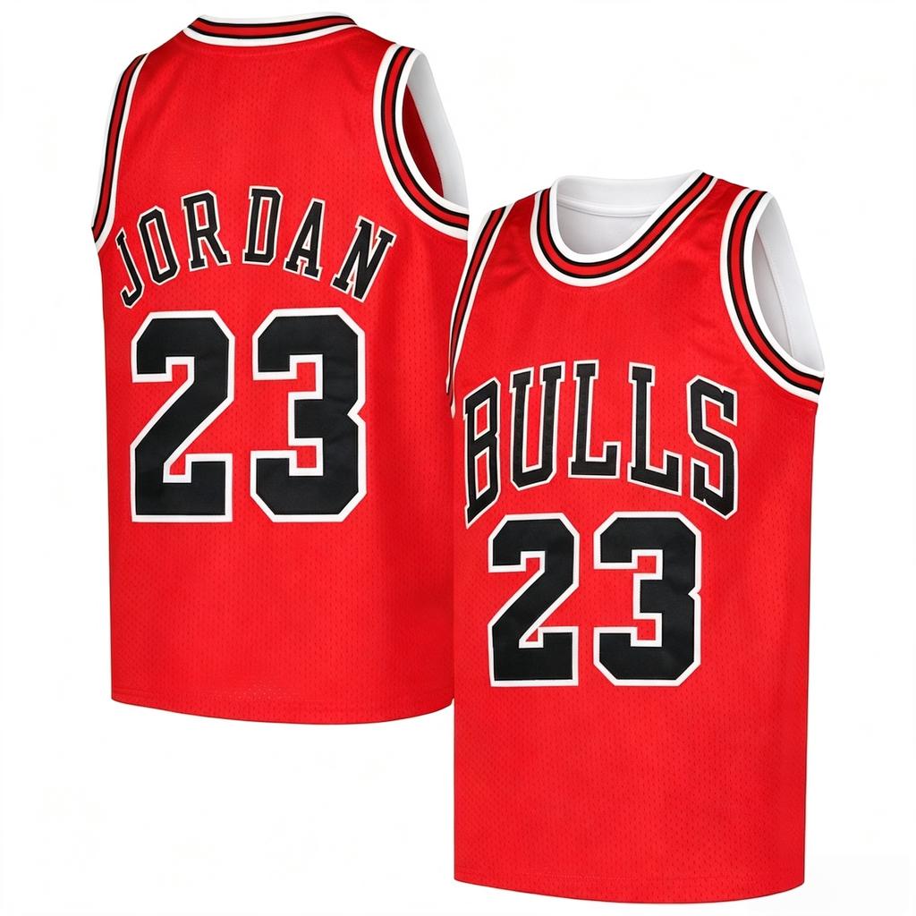 Retro Chicago No.23 Basketball Jersey Breathable Athletic Tank Top Y2K Streetwear Sports Casual Vest Family Matching Clothing