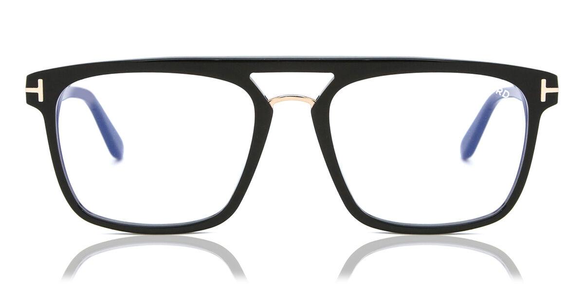 

Tom Ford Ft5942 B Blue Light Block 001 Men Eyeglasses Shiny Black/54