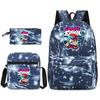 Classic Popular Friday Night Funkin Printed 3pcs/Set Pupil School Bags Laptop Daypack Backpack Inclined Shoulder Bag Pencil Case