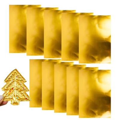 Metal Embossing Foil Sheets DIY Aluminum Craft Foil Sheets Christmas Art Embossings Tin Foil Sheets