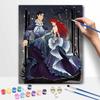 Disney Ariel Eric Paint By Number Kit Number Drawing Canvas DIY Picture Home Decor Romantic Love Wedding Couple Art Crafts Wall Decor Gift