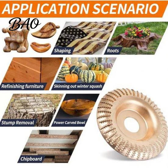 Polishing Sanding Disc Wood Grinding Set for Angle Grinder, Carbon Steel Disc, DIY Compatible Grinder Woodworking Durable 4" And 4.5"