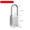 Wasserdichtes & Rostfreies Fingerabdruck-Passwort-Vorhängeschloss für Häuser, Wohnheime & Lagerhallen - Diebstahlschutz