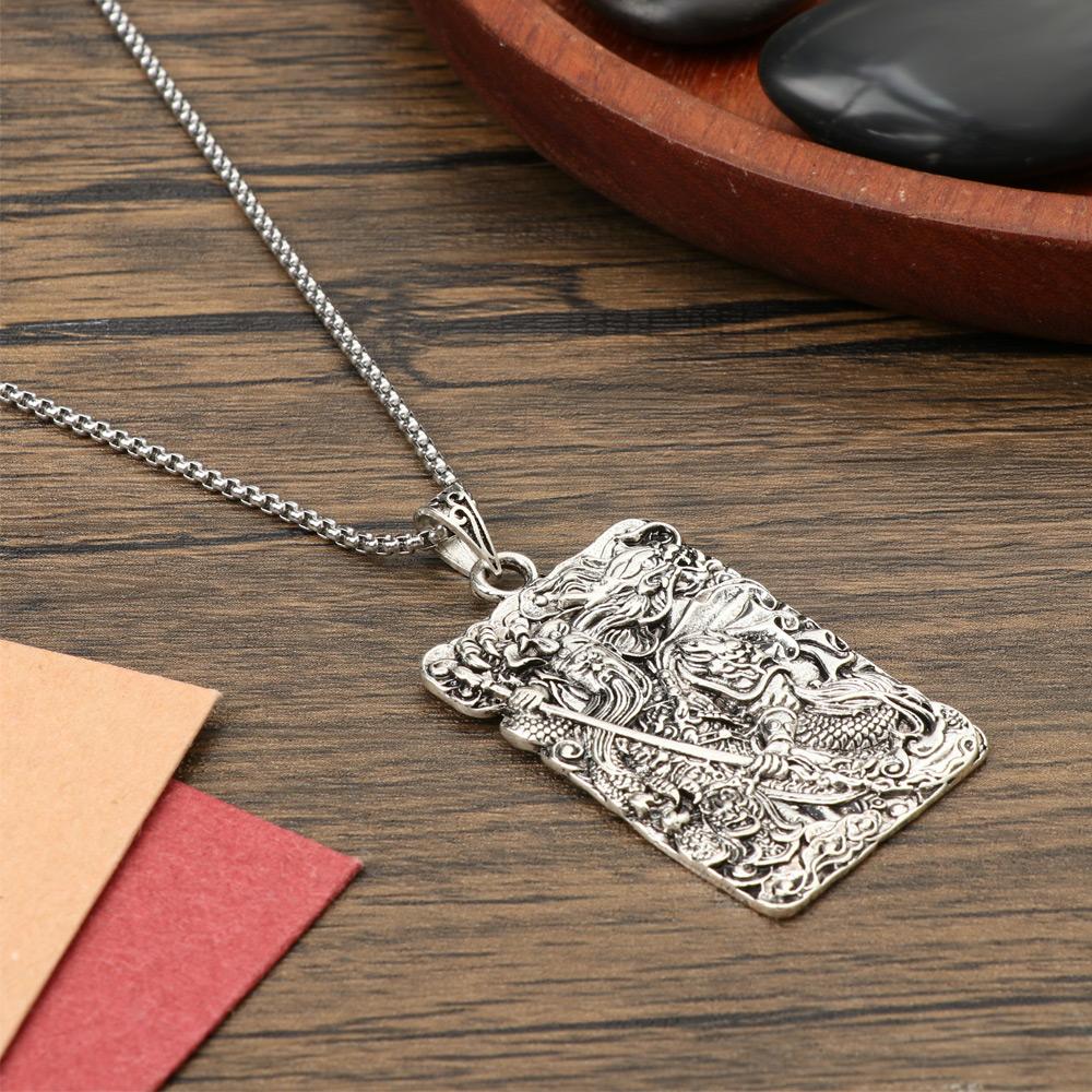 for Boys Cool Guan Gong Male Yibo Yuntian Necklace Pendant Guan Erye
