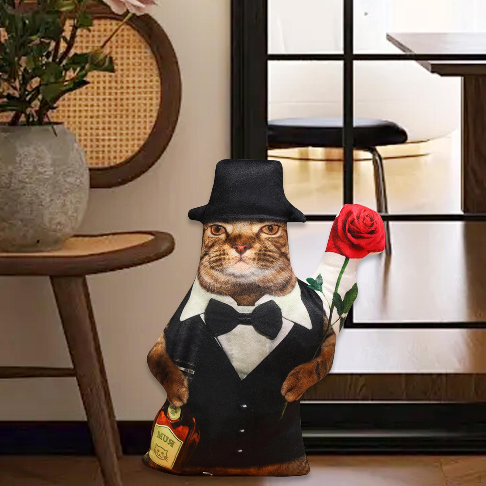 

3D-симуляция кошки плюшевая игрушка чучело животное милый интересный подголовник кошечка подушка для Style A