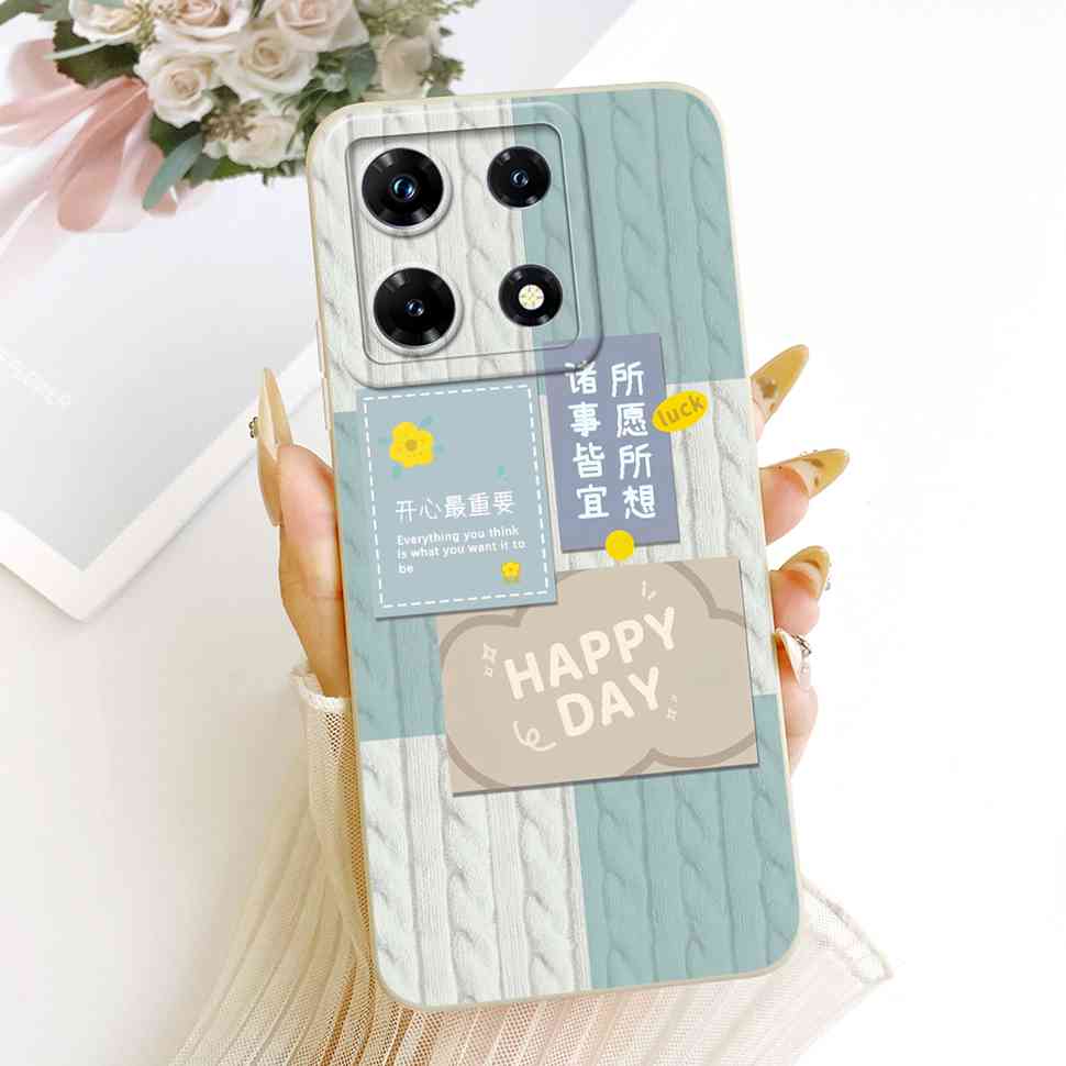 For Infinix Note 30 Pro Cases Cat Rabbit Painted Cover Soft Silicone Case For Infinix Note 30 Note30 Pro X678B Cover Funda Coque