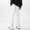 Mens Black Flared Denim Jeans Loose Fit Casual Streetwear Straight Leg Tapered