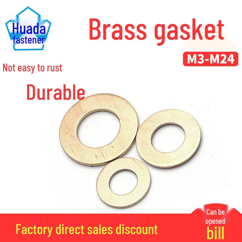 Brass and Copper Shim Washers: Sizes M2-M20