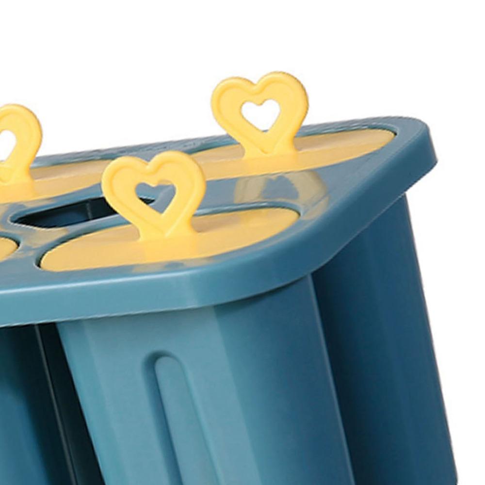 Blue Yellow Ice Cream Mold PP Ice Lolly Mold Durable Popsicle Mold  Homemade Treats