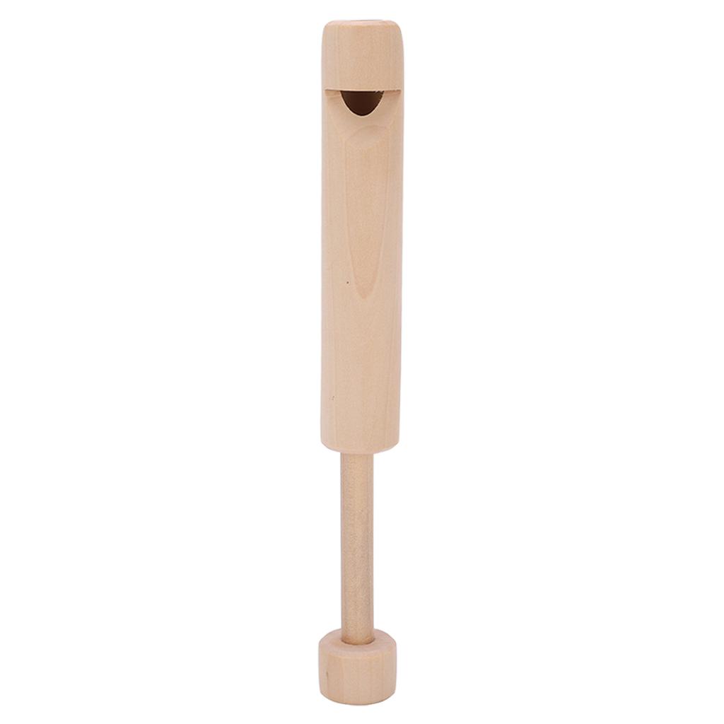 Drewniany gwizdek z suwakiem, pchającym i zmieniającym głos flet, edukacyjny instrument dla dzieci, w całości z drewna