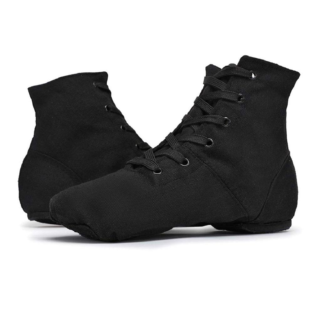 Fashion Canvas Jazz Dance Boots Ballet Dancing Sneakers for Adult Men Women Kid Ballet Shoes for Girls