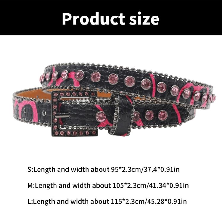 Grunge Waist Belt Jeans Belt PU Belt Casual Ceinture Punk Crystal Buckle Modern Belt Street Dance Accessories
